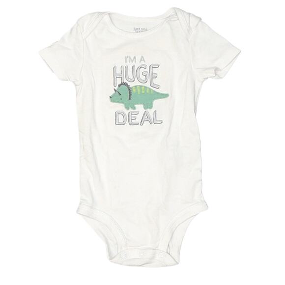 Just One You by Carter’s Huge Deal Dinosaur Short Sleeve Onesie Bodysuit - Picture 1 of 3